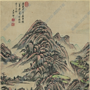王原祁_仿一峰山水_超高清_百度云網(wǎng)盤下載