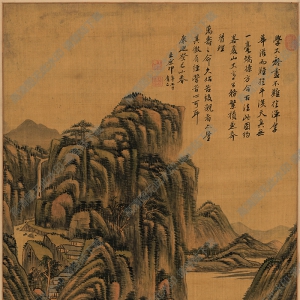 王原祁作品_高嶺平川圖_超高清_百度云網(wǎng)盤下載