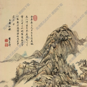 王原祁_山中早春圖_超高清_百度云網(wǎng)盤下載