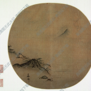 馬遠(yuǎn)_絹本團(tuán)扇扇面_超高清_百度云網(wǎng)盤下載