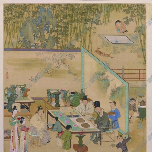 仇英_竹院品古_(tái)超高清_百度云網(wǎng)盤下載