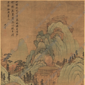 沈周_青山紅樹(shù)圖_超高清_百度云網(wǎng)盤下載