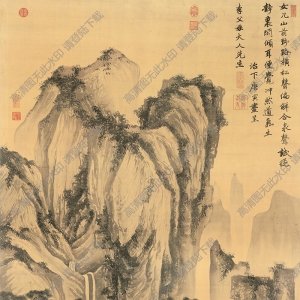 唐寅_山路松聲圖_超高清_百度云網(wǎng)盤下載