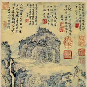文徵明_綠蔭草堂圖_超高清_百度云網(wǎng)盤(pán)下載