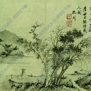 沈周_垂釣圖_超高清_百度云網(wǎng)盤(pán)下載