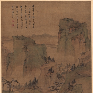 查士標(biāo)_超高清_著色山水立軸_百度云網(wǎng)盤(pán)下載