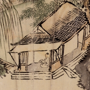 王翚_山水圖扇面_超高清_百度云網(wǎng)盤下載