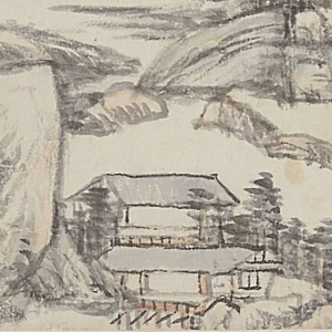 王原祁_仿黃子久晴巒霽翠卷_超高清_百度云網(wǎng)盤下載