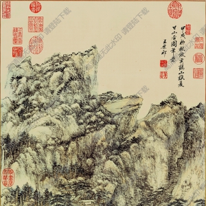 王原祁_仿王蒙夏日山居圖_超高清_百度云網(wǎng)盤下載