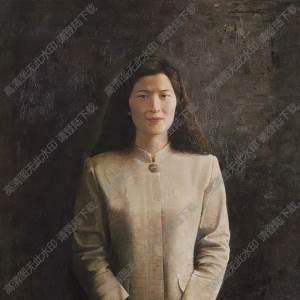 郭潤文油畫作品 肖像5 高清下載