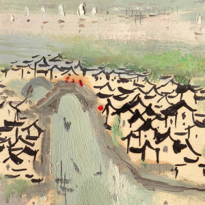 吳冠中國(guó)畫(huà)作品_長(zhǎng)江萬(wàn)里圖_高清大圖下載