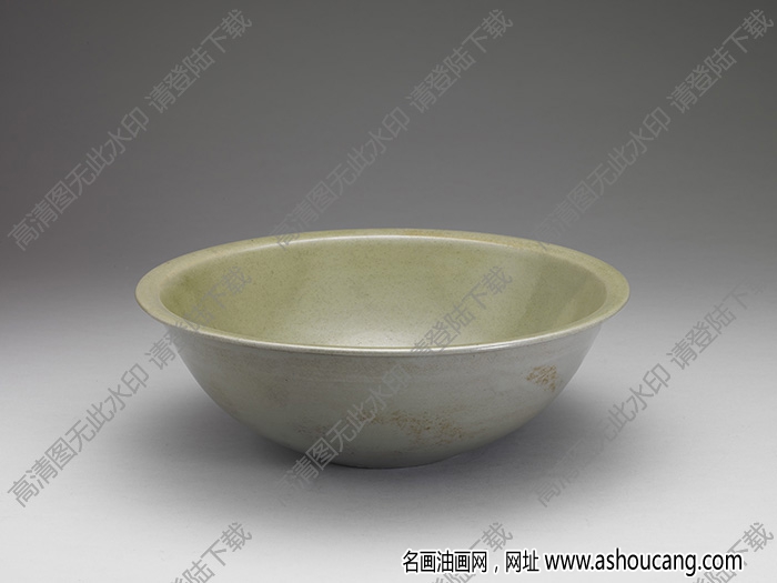 五代 越窯秘色青瓷洗 高清大圖下載