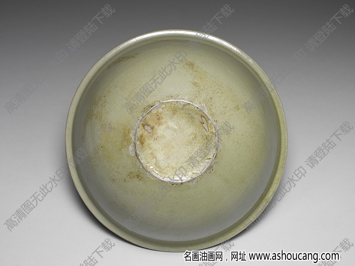 五代 越窯秘色青瓷洗 高清大圖下載