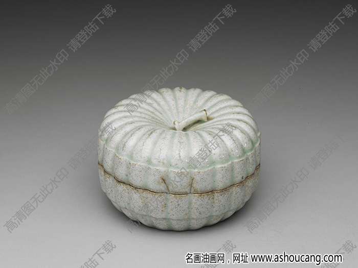 宋 景德鎮(zhèn)窯青白瓷菊瓣盒底印 高清大圖下載