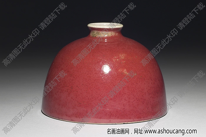 清康熙 豇豆紅釉太白尊 高清大圖下載