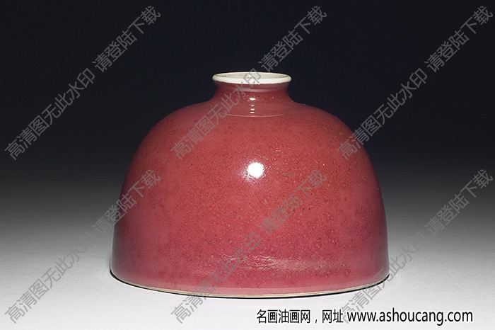 清康熙 豇豆紅釉太白尊 高清大圖下載