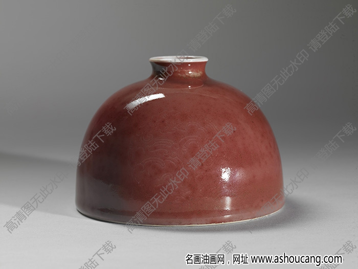 清康熙 豇豆紅釉太白尊 高清大圖下載