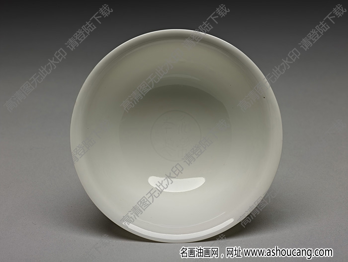 明永樂 甜白雙龍紋碗 高清大圖下載
