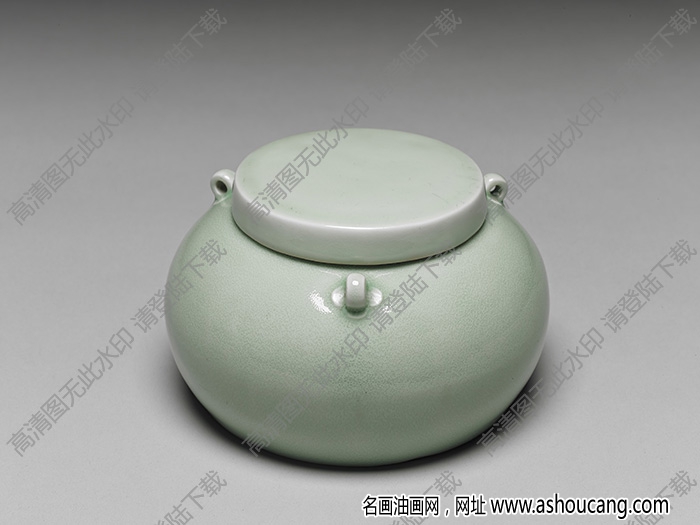 明永樂 翠青三系蓋罐 高清大圖下載