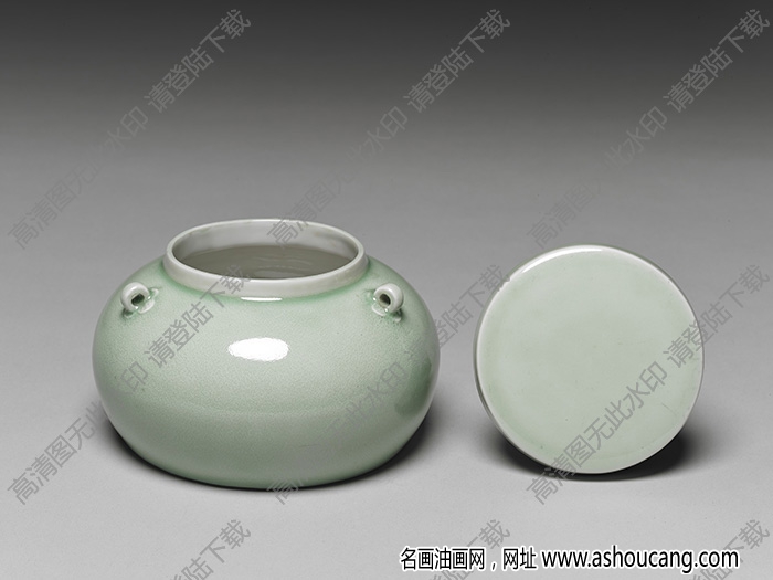 明永樂 翠青三系蓋罐 高清大圖下載
