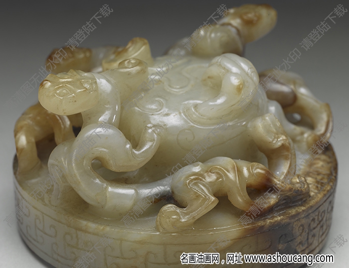 西漢 玉劍首 高清大圖下載