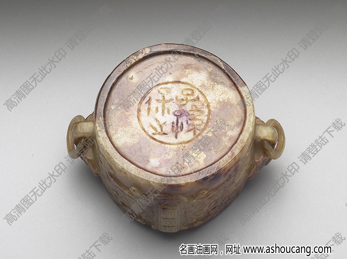 南宋至明 舊玉琮形盂 高清大圖下載