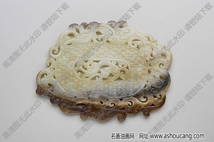 明代 仿古玉韘形佩 高清大圖下載