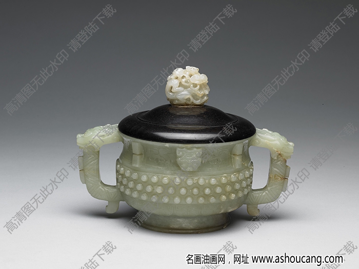明代 青玉爐 高清大圖下載