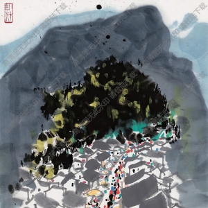 吳冠中國(guó)畫(huà)_趕集_高清大圖下載