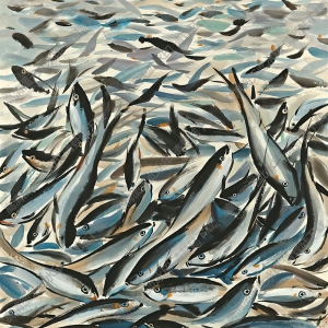 吳冠中國畫_魚_高清大圖下載