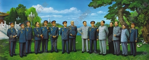 劉宇一油畫_八一頌元帥_高清大圖下載