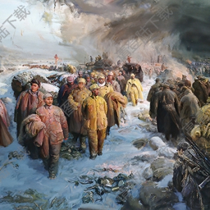 駱根興油畫_淮海戰(zhàn)役解放戰(zhàn)爭(zhēng)_高清大圖下載