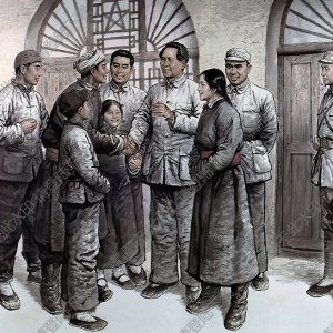孟喜元國(guó)畫_心向延安_高清大圖下載
