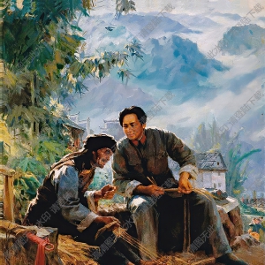 孫國岐油畫_井岡山歲月_高清大圖下載