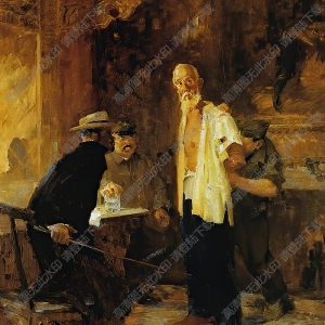 趙域油畫作品_戰(zhàn)士的父親_高清大圖下載