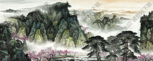 國畫名作 穩若泰山 高清大圖下載