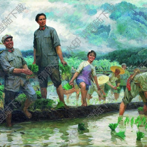 唐小禾油畫_井岡山春雨_高清大圖下載