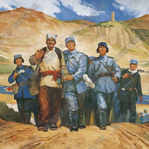 沈豐明作品_發(fā)揚(yáng)延安精神到工農(nóng)兵中去_高清下載