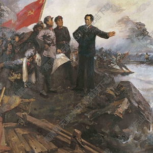 孫向陽油畫_四渡赤水_高清大圖下載