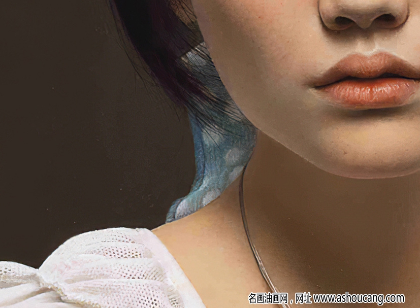 冷軍油畫 超寫實肖像小唐 高清大圖下載