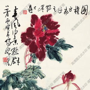 黃獨峰國畫 春風(fēng)得意 高清大圖下載