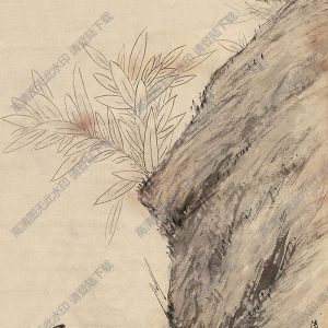 方薰國(guó)畫 貓蝶圖 高清大圖下載