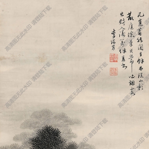 李流芳國(guó)畫 訪友圖 高清大圖下載