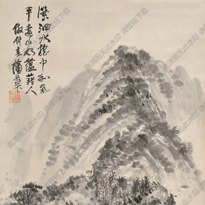 蒲華國(guó)畫(huà) 山水 (4) 高清大圖下載
