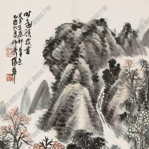 蒲華國(guó)畫(huà) 時(shí)還讀我書(shū) 高清大圖下載