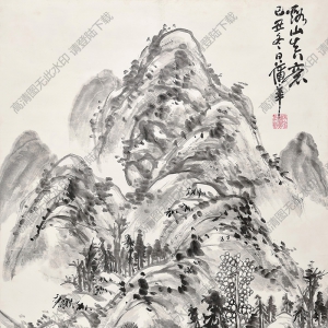 蒲華國(guó)畫(huà) 谿山真意 高清大圖下載
