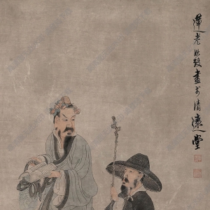 陳洪綬國(guó)畫 高逸圖 高清大圖下載