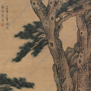 陳洪綬國(guó)畫 公孫大娘舞劍圖 高清大圖下載