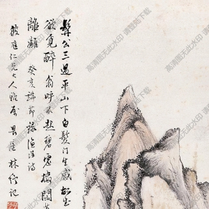 林紓國畫 孤舟獨釣 高清大圖下載