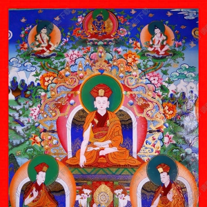 唐卡 西藏桑珠曲頂寺壁畫 高清大圖下載